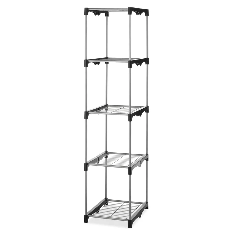 Anclote 19.5'' W Stainless Steel Height -Adjustable Shelving Unit