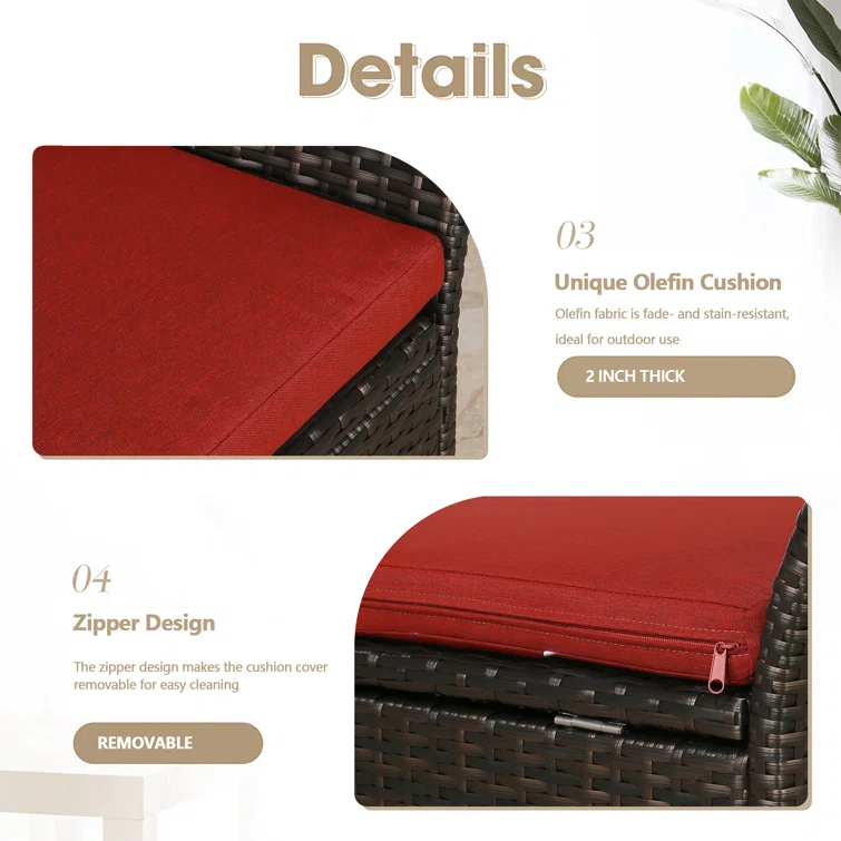 Farit Polyethylene Outdoor Bench