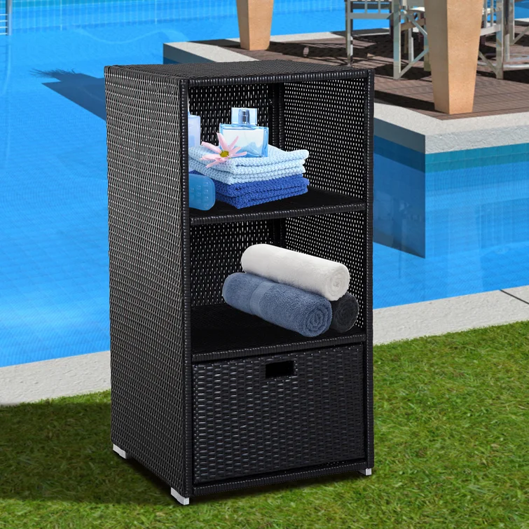 Aliyana 65 Gallon Wicker Towel Valet