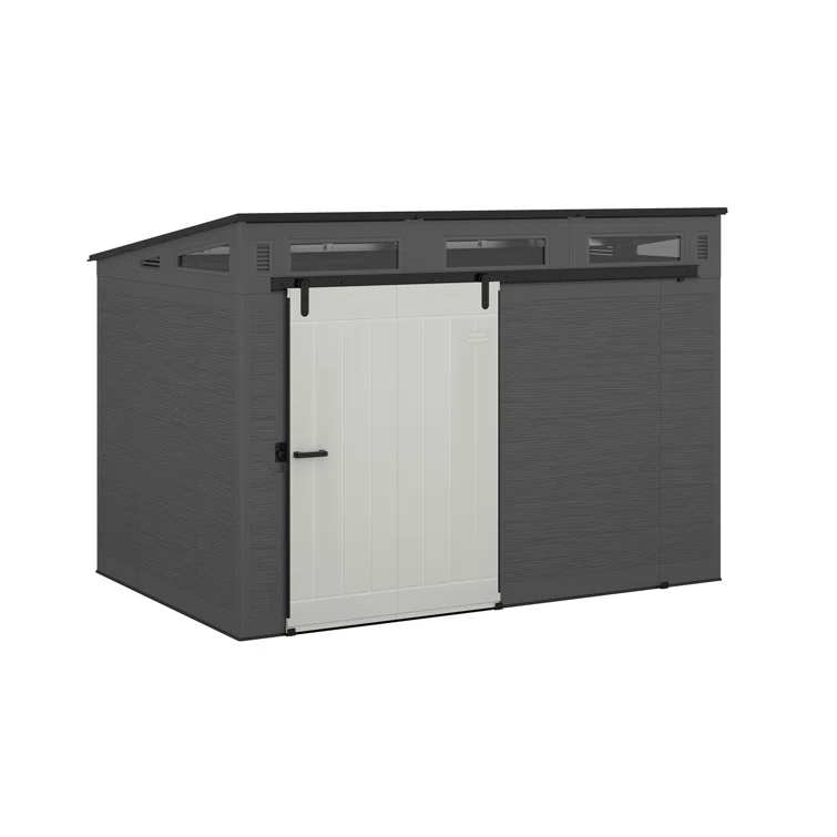 Suncast Modernist Barn Door Storage Shed