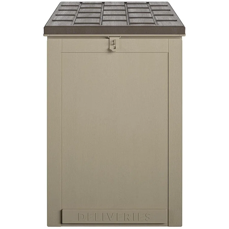 ColorLife 20.5'' W 45 Gallons Water Resistant Polypropylene Lockable Deck Box