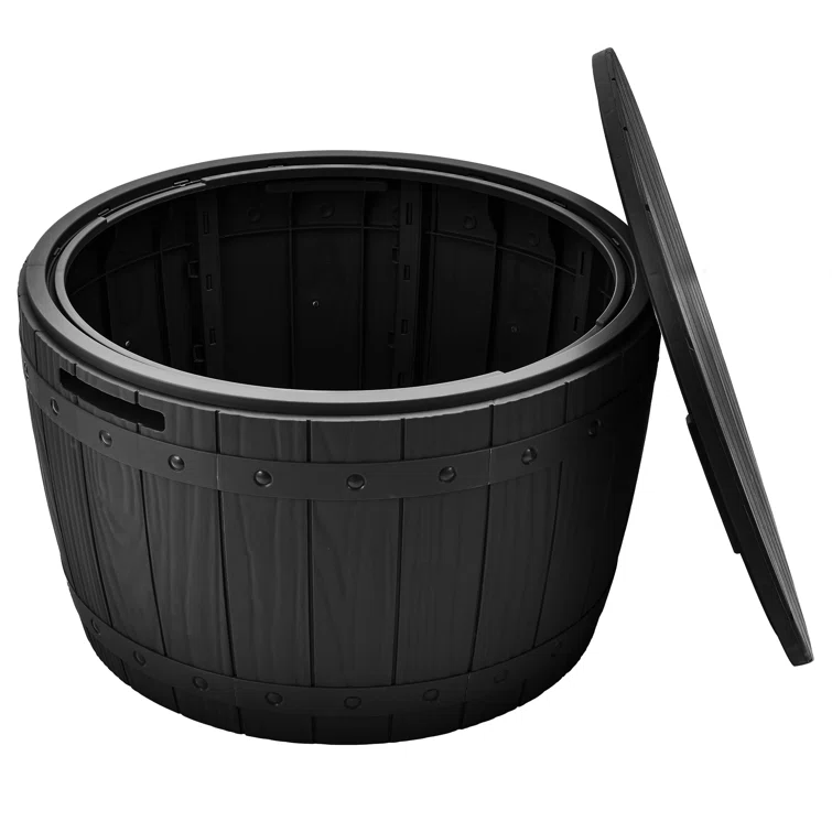 Edrosie Inc 27'' W 35 Gallons Water Resistant Resin Deck Box