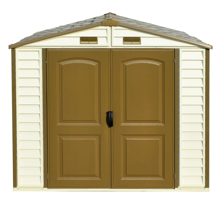 8 ft. W x 5.5 ft. D Plastic Storage Shed