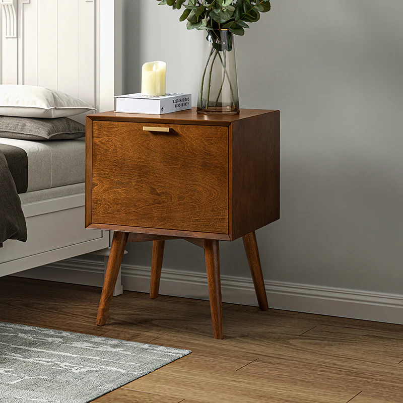 Doris 2 - Drawer Nightstand with Built-in Outlets