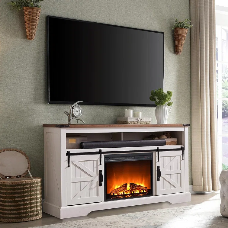 Farmhouse Highboy TV Stand with 23