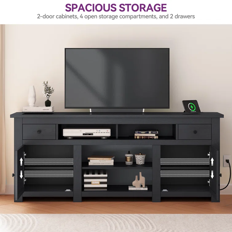 Farmhouse TV Stand for TVs up to 80