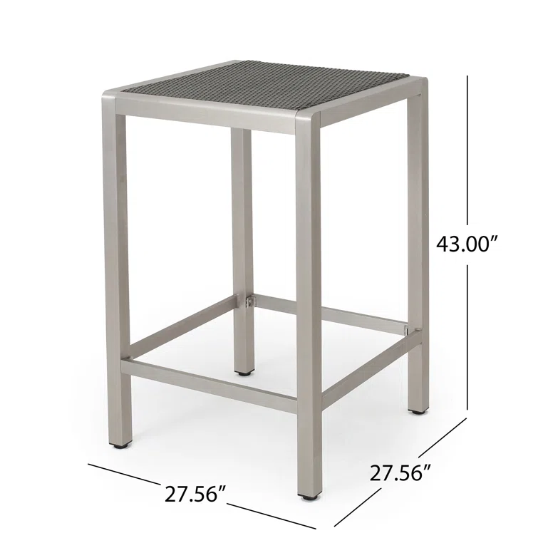Caggiano 4 - Person Square Outdoor Dining Set