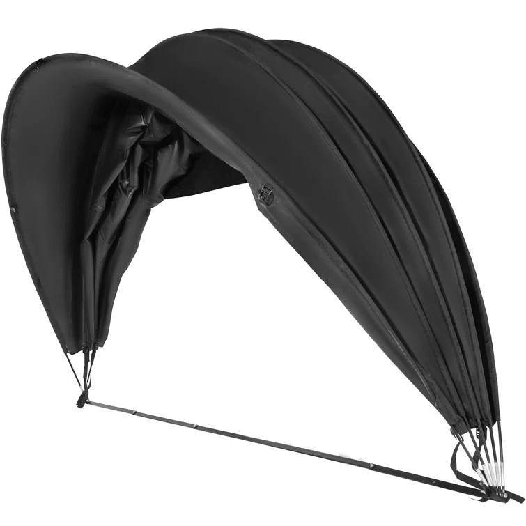9 ft. W x 6 ft. D Fabric Portable Bike Shed