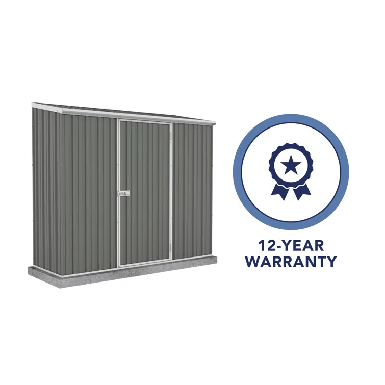 Space Saver 7 ft. W x 3 ft. D Metal Lean-To Storage Shed