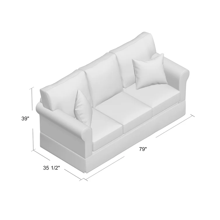 Hageman 79'' Upholstered Sleeper Sofa