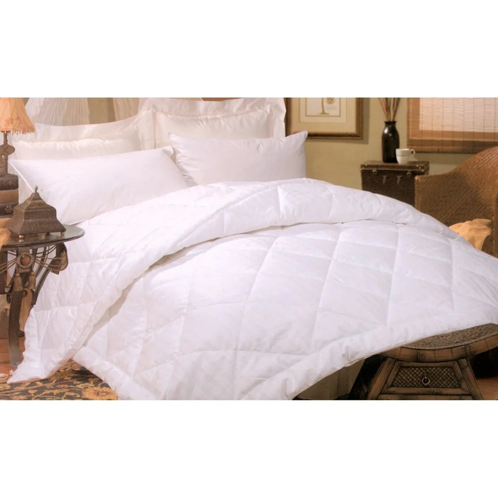 Silk-filled Damask Stripe 260 Thread Count Comforter