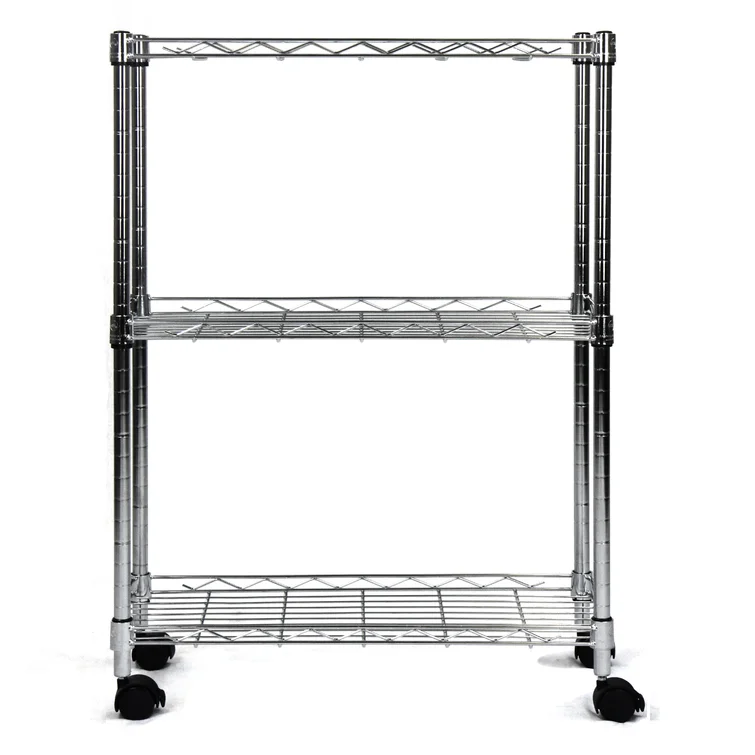 Tadcaster 9.1'' W Metal Height -Adjustable Shelving Unit with Wheels
