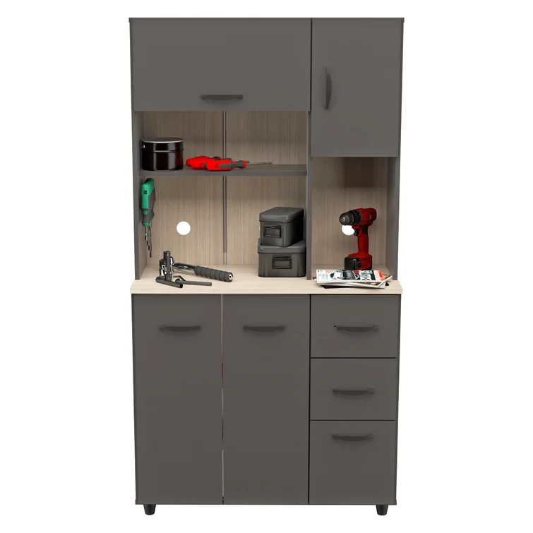 Kagishan Single Storage Cabinet ( 66.1'' H x 35'' W x 15.4'' D)