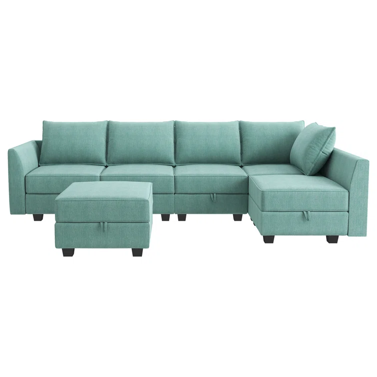 7 - Piece Upholstered Sectional