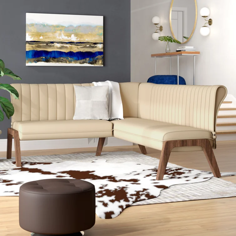 Mele Faux Leather Sectional