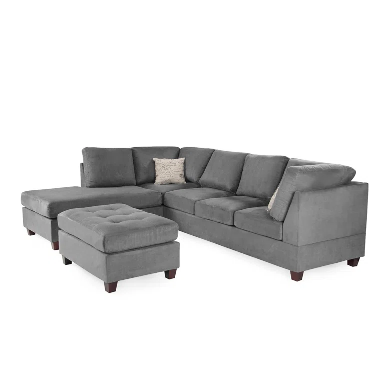 3 - Piece Upholstered Sectional
