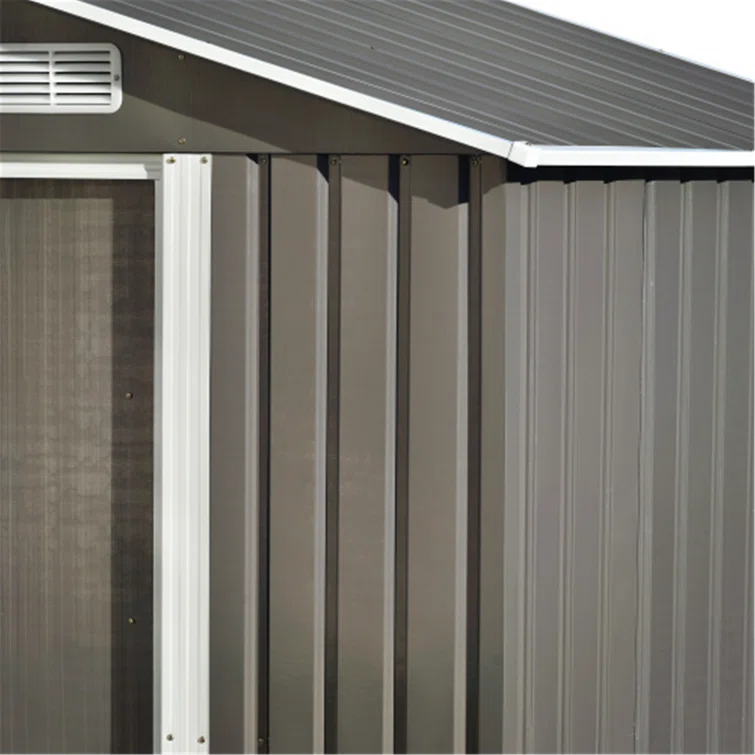 Patio 6 ft. W x 4 ft. D Metal Storage Shed
