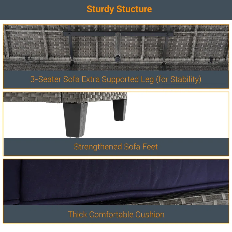 Astling 5 - Person Outdoor Seating Group with Cushions
