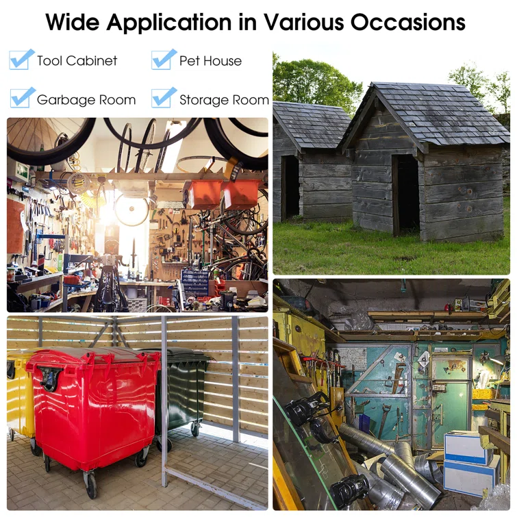 8.5 ft. W x 6 ft. D Galvanized Steel Storage Shed