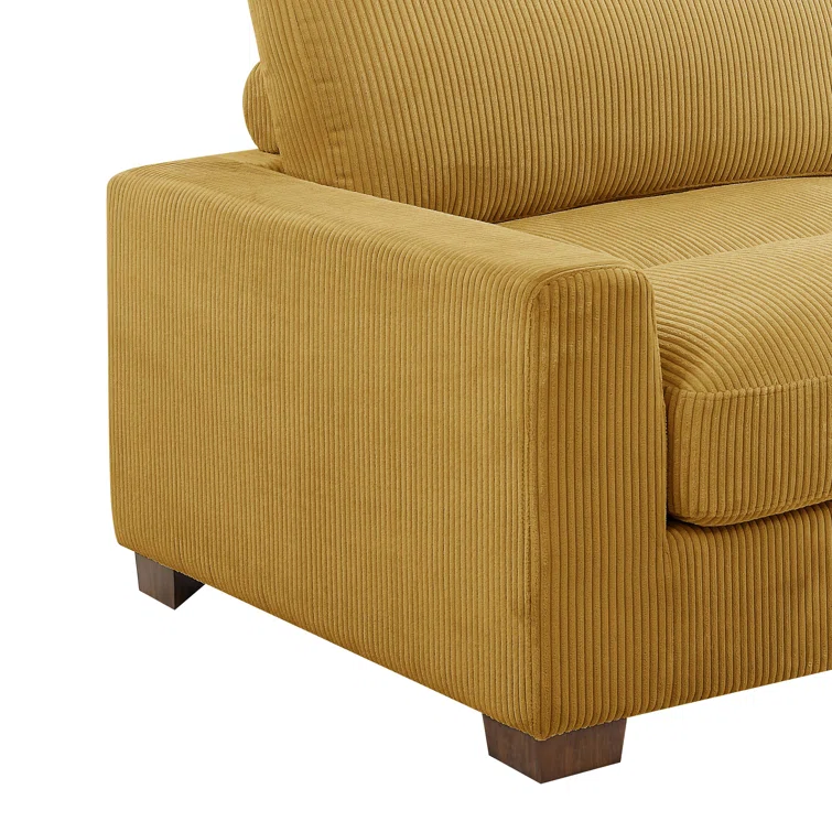 Aristedes 6 - Piece Corduroy Sectional