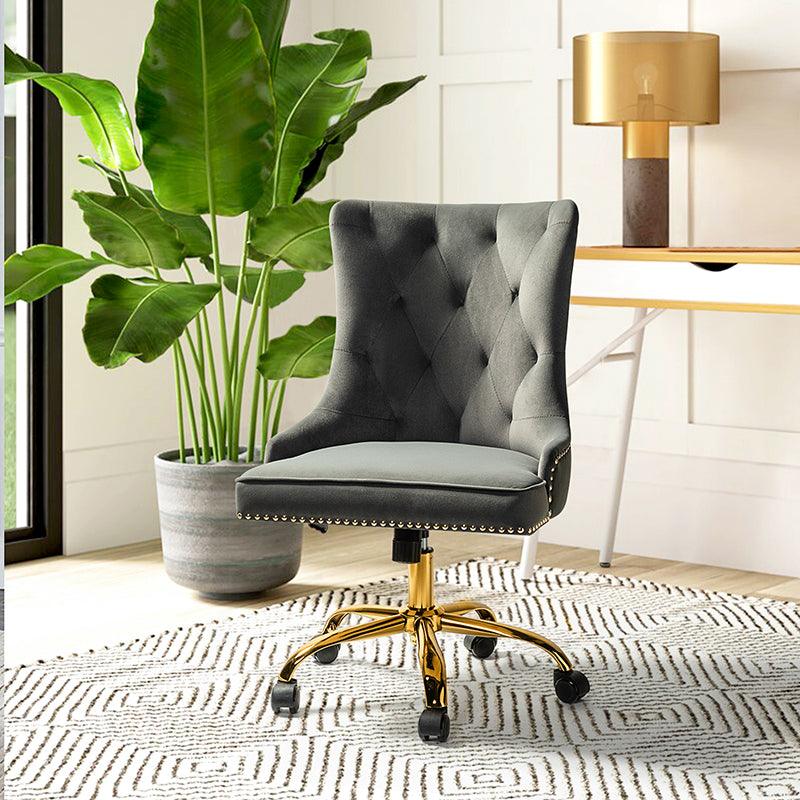 Adega Velvet Adjustable Office Chair