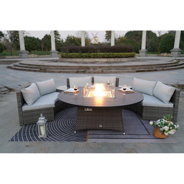 6 - Person Outdoor Seating Group with Cushions