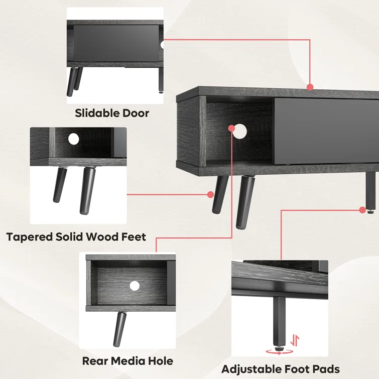 Carlei 70 inch TV Stand for TVs up to 75