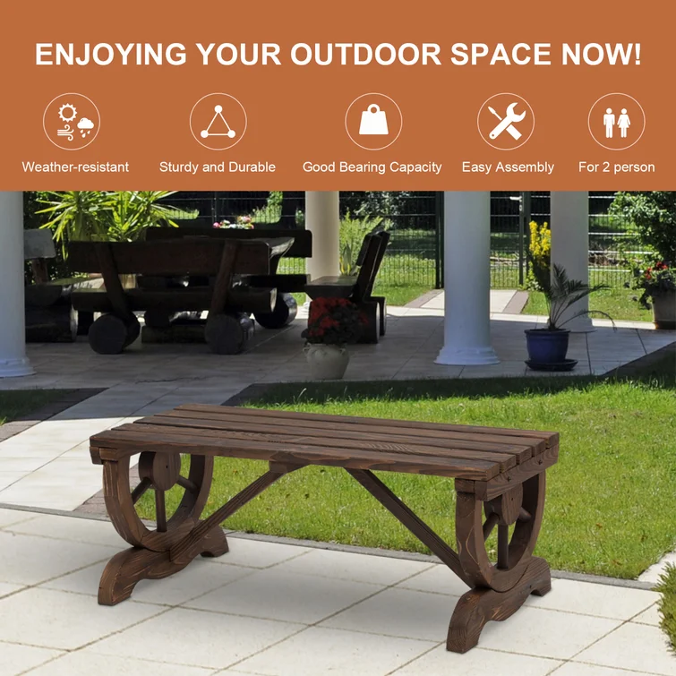 Lofton Fir Outdoor Bench