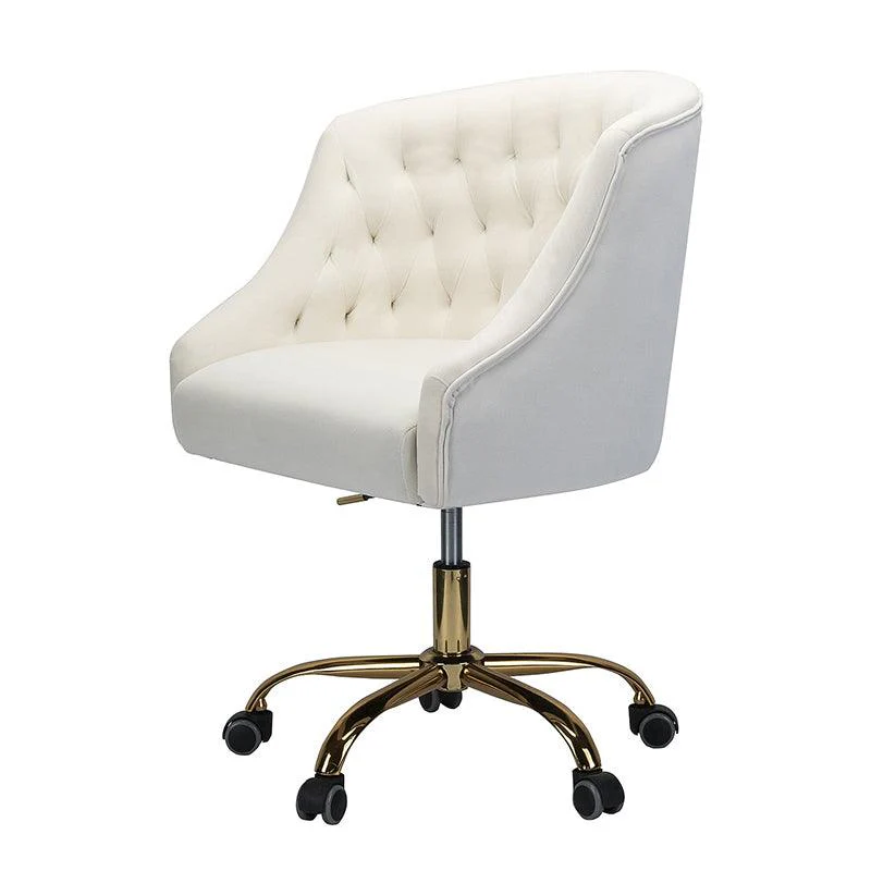 Penelope Velvet Tufted Office Chair