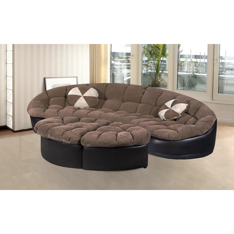 4 - Piece Upholstered Sectional