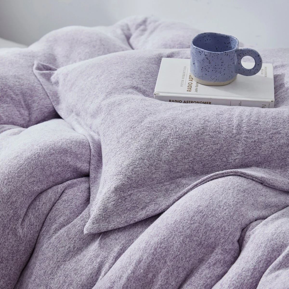 Sweater Weather? - Coma Inducer? Oversized Comforter Set - Snowy Purple