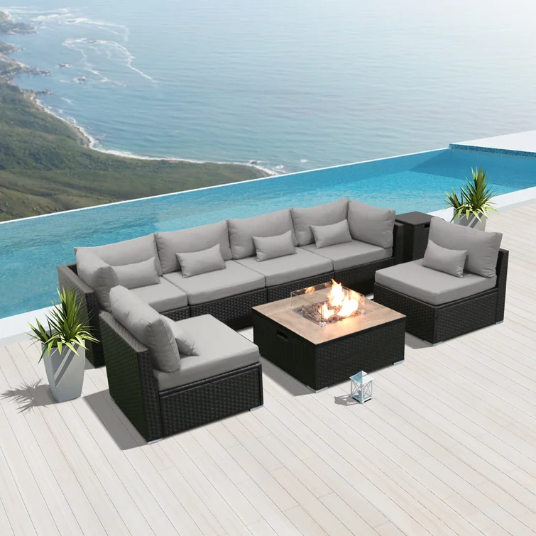 Petrina 6 - Person Outdoor Seating Group with Cushions