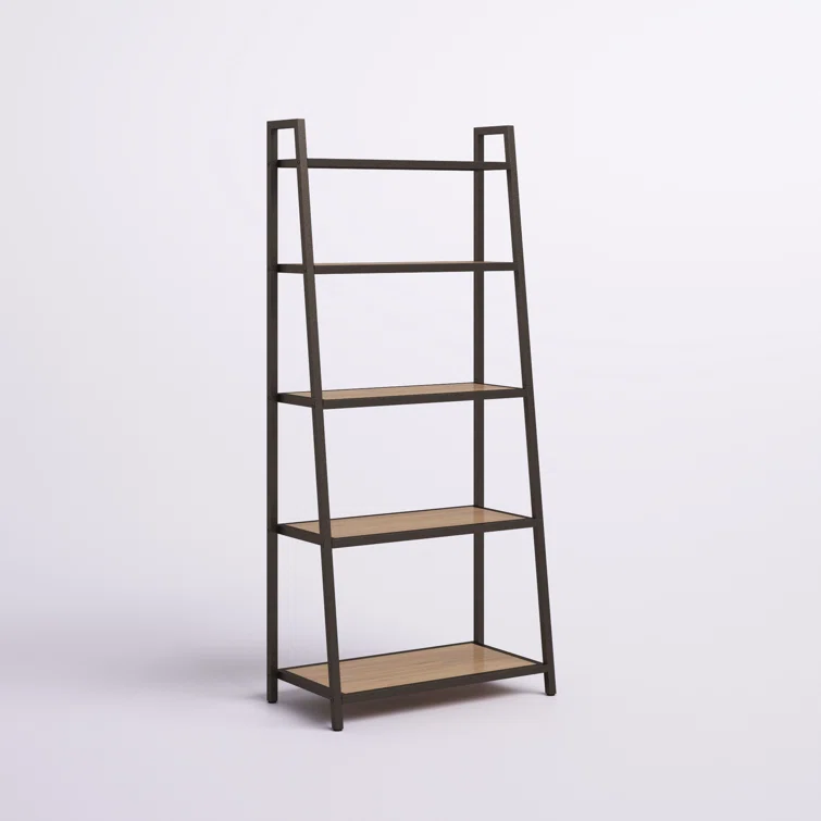 5-Tier Leaning Bamboo Rack