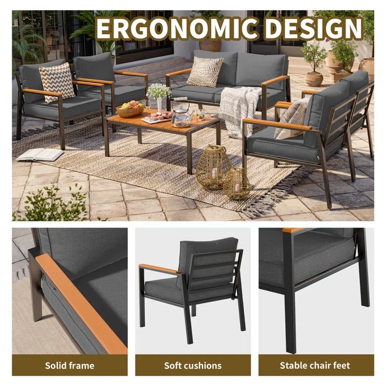 Elizagarte Outdoor Seating Group with Cushions