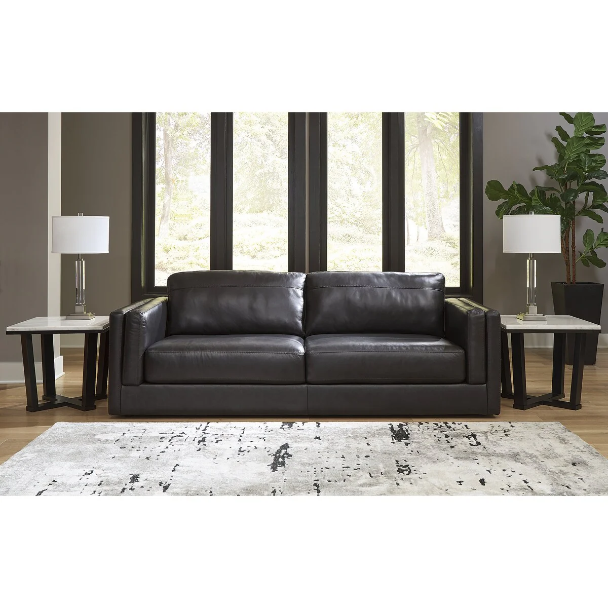 Signature Design by Ashley Amiata Onyx Sofa - 96