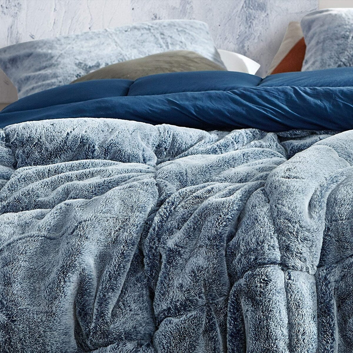 Aww Buddy - Coma Inducer? Oversized Comforter Set - Dark Denim
