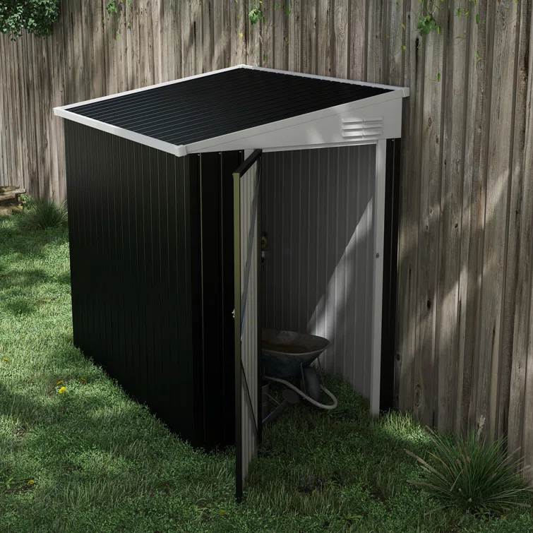 Metal Lean-to Storage Shed