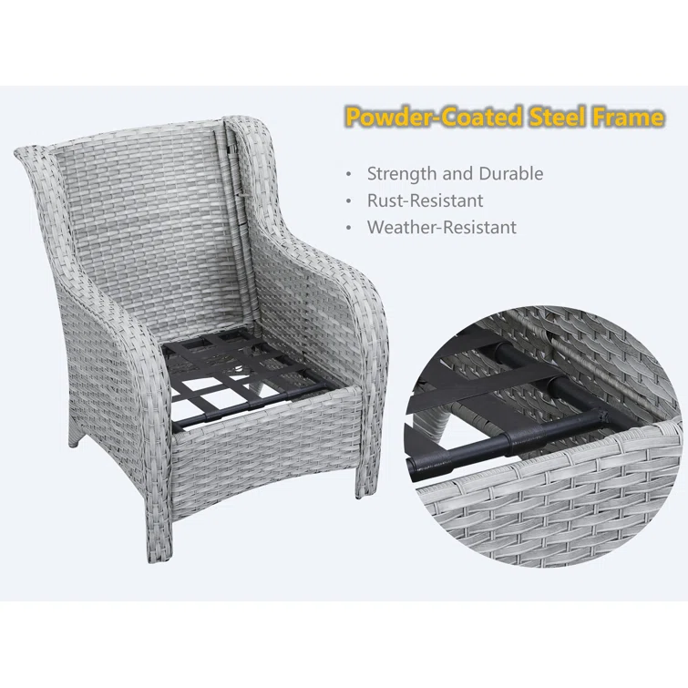 Carolina 5 - Person Outdoor Seating Group with Cushions