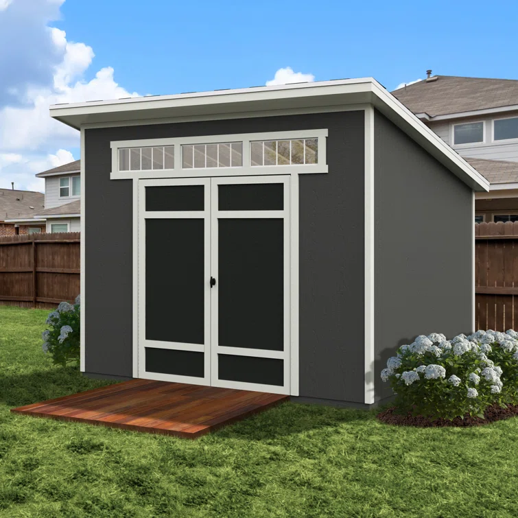 Olympia Do-it Yourself 10 ft. W x 7.5 ft. D Manufactured Wood Storage Shed