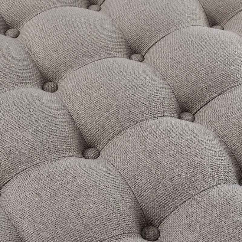 Danilynn Tufted Round Cocktail Ottoman Coffee Table