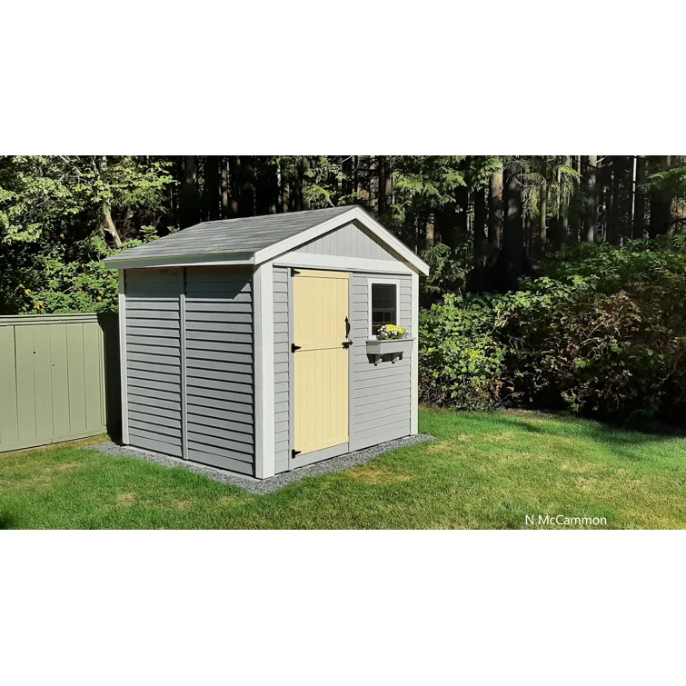 8 ft. W x 8ft. D Gardener Cedar Wood Storage Shed