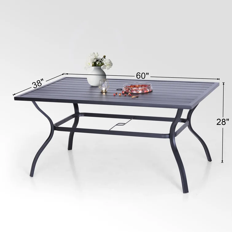 Alyah 6 - Person Rectangular Outdoor Dining Set