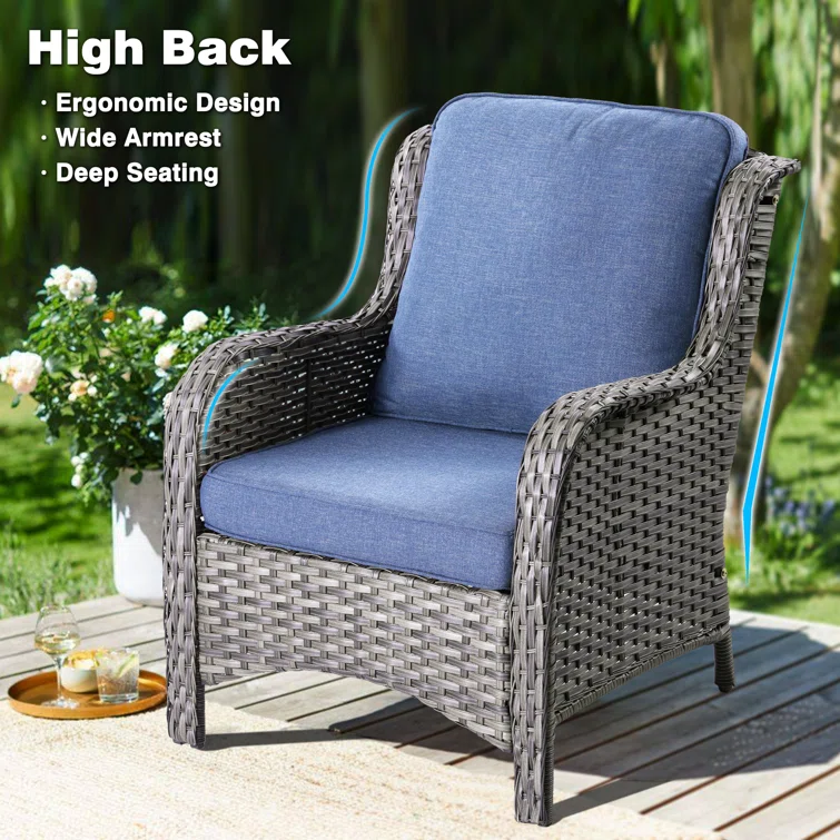 Abderdeen 5 - Person Outdoor Seating Group with Cushions