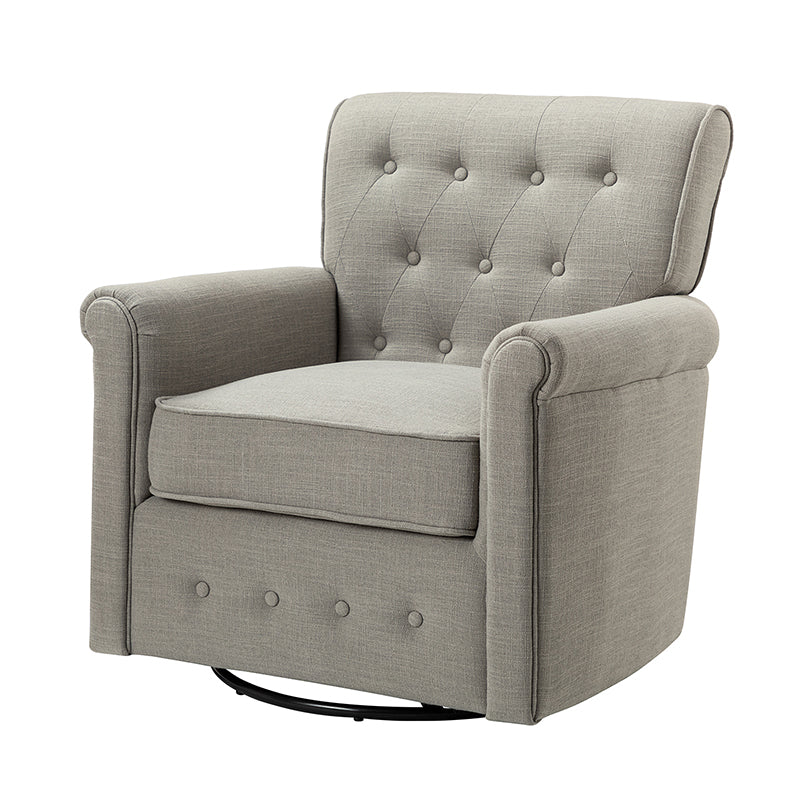 Gwendolyn Upholstered Swivel Armchair
