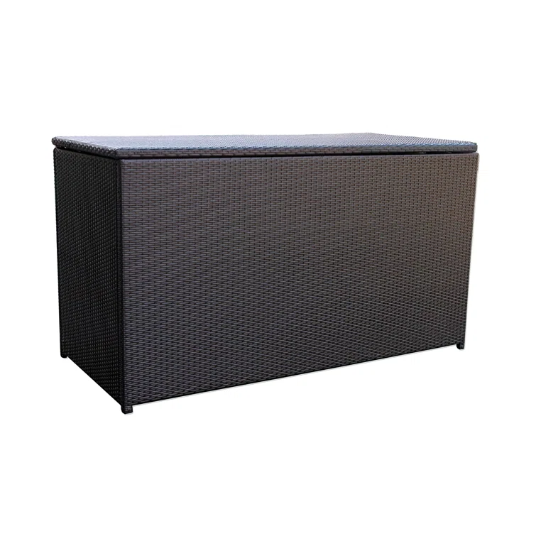 Wade Logan® Suffern 61.5'' W Water Resistant Deck Box in Coffee Bean