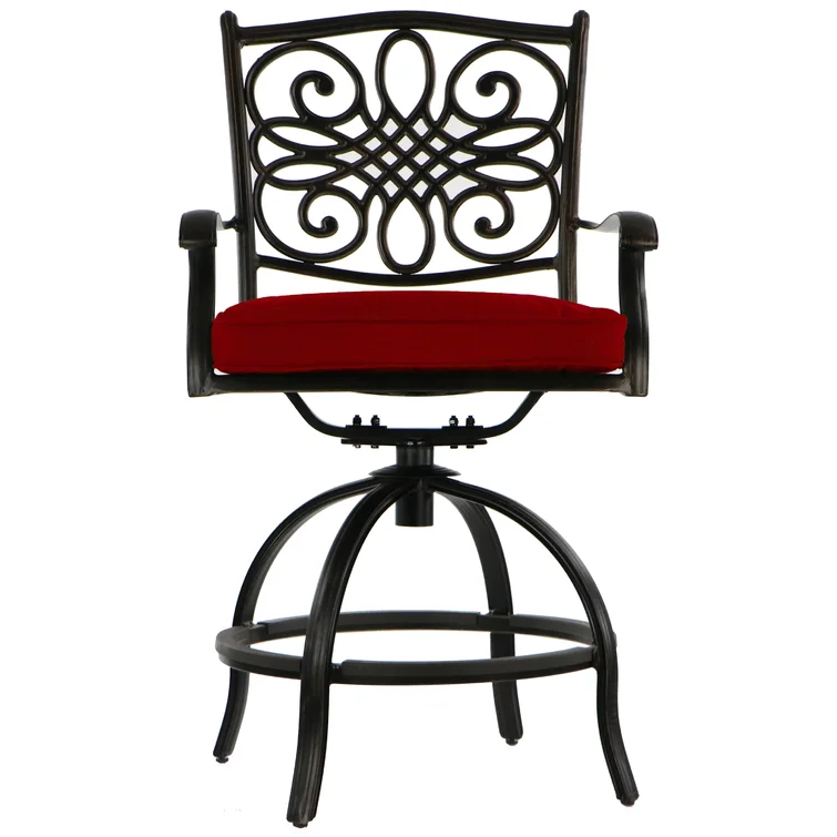Carleton 2 - Person Round Outdoor Dining Set with Cushions