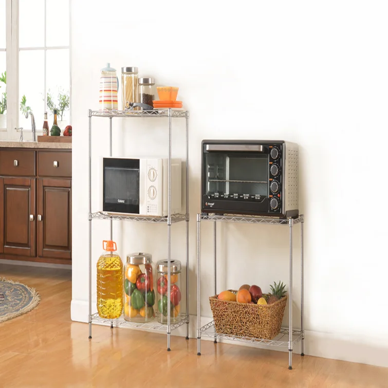 Alves 59" H x 21.25" W x 11.42" D 5 Layer Wire Shelving Unit