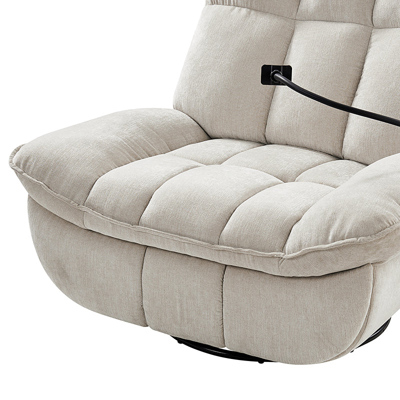 Raquel Modern Style Versatile Functionality Manual Rock Oversized Rocker Recliner