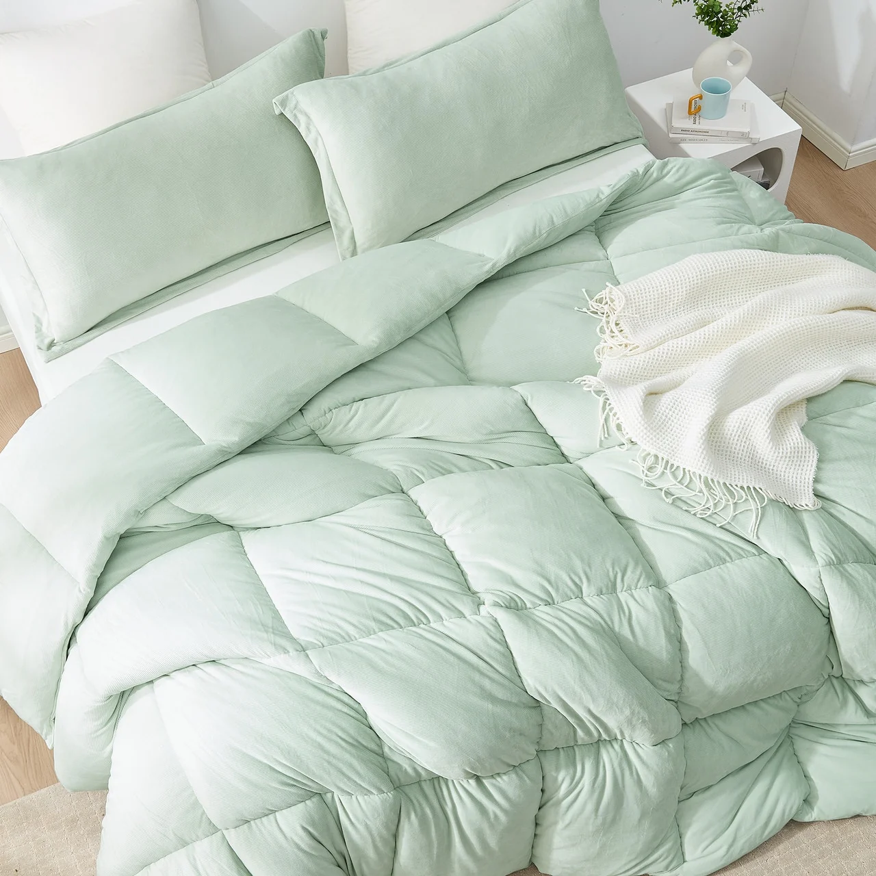 Fatter than Fat? - Coma Inducer? Oversized Comforter Set - Ice Flow