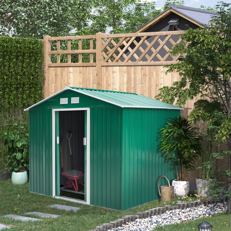 1 ft. W x 1 ft. D Stainless Steel Storage Shed